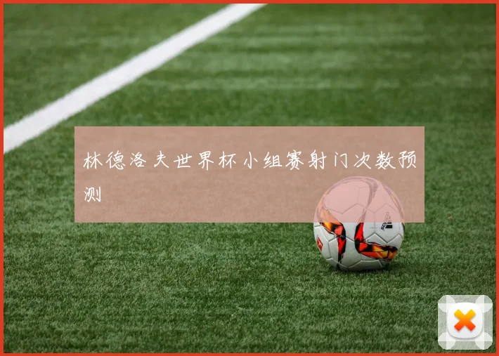 林德洛夫世界杯小组赛射门次数预测